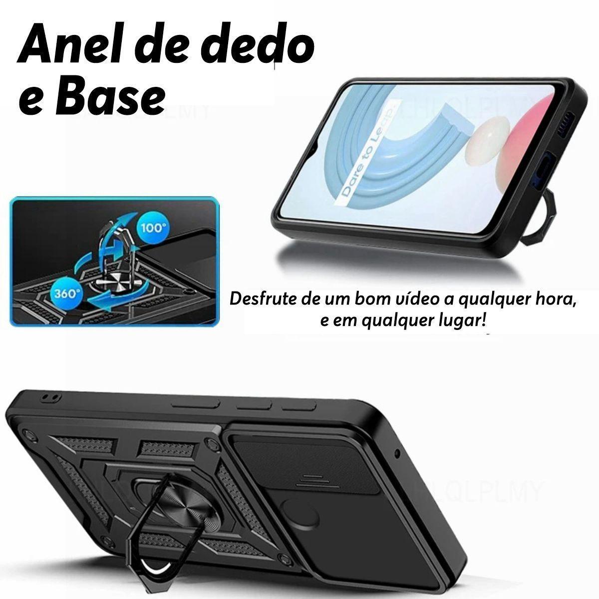 Miniatura Capa Capinha Case Para Realme C21Y - Protetora Militar
