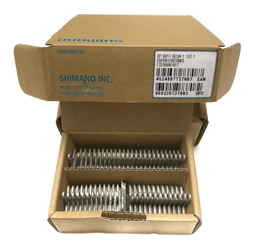 Miniatura Caixa 25 Pares De Pastilhas De Freio Shimano B01S De Resina