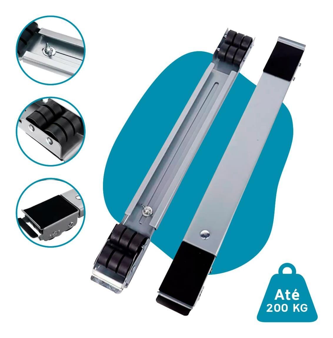 Miniatura Suporte De Rodinhas Geladeira Fogão Maquina Lavar Freezer