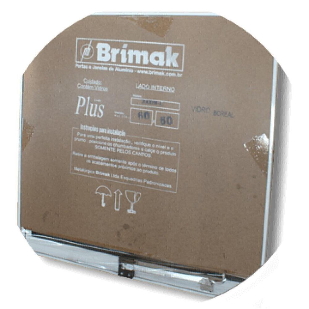 Miniatura Maxim-Ar com Bandeira Plus Vidro Boreal 80cm x 60cm Brimak Preto