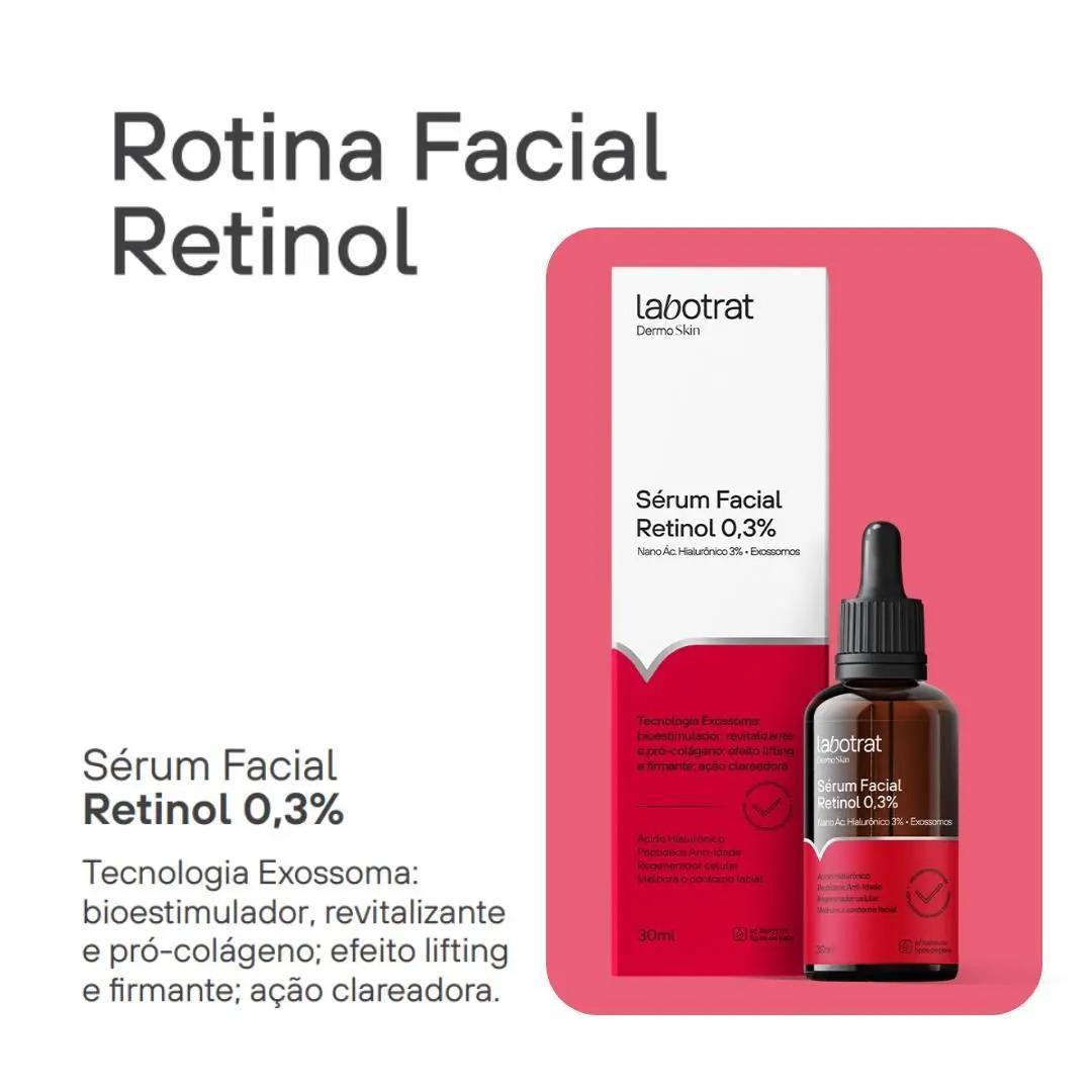 Miniatura Labotrat Dermo Skin Retinol Kit Facial Sab + Tonico + Sérum