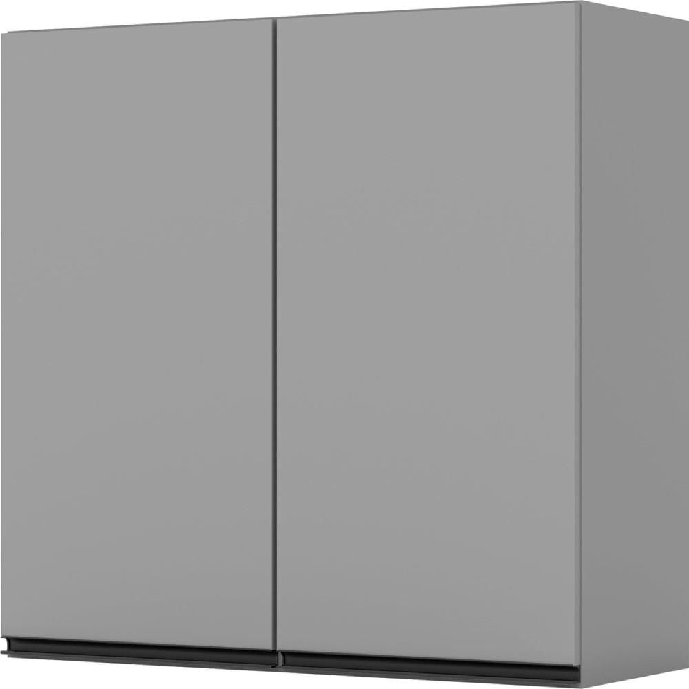Miniatura Armário Aéreo para Cozinha 80cm 2 Portas Ketlin Henn Cinza