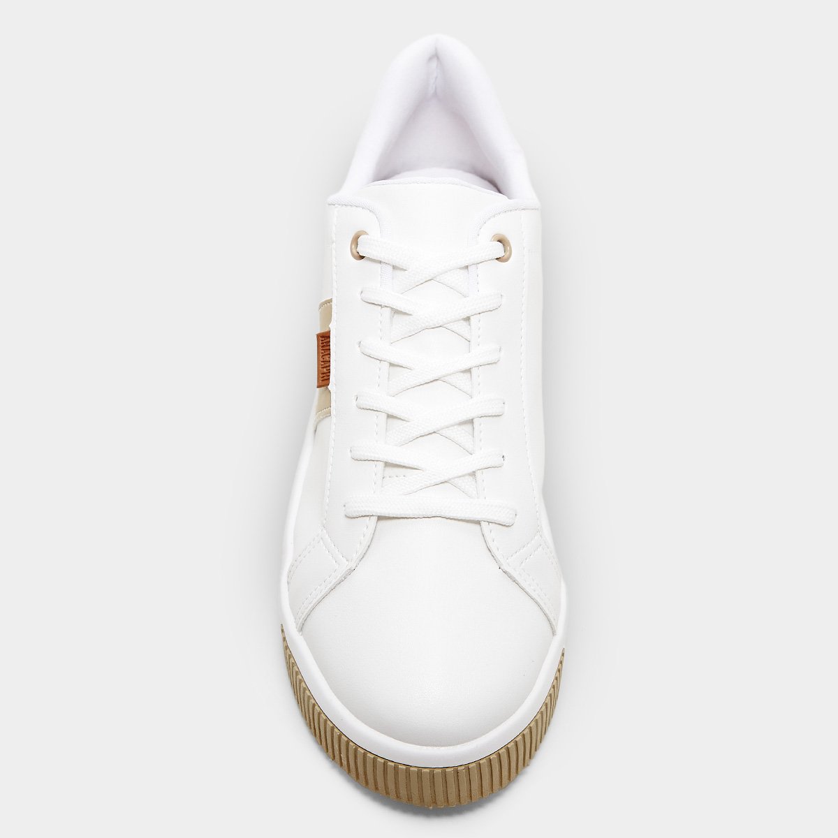 Miniatura Tênis Anacapri Casual Feminino Branco+dourado - 34