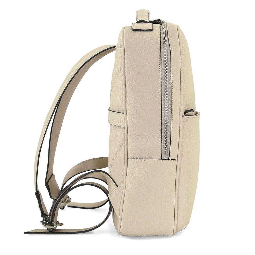 Miniatura Mochila para MacBook 16'' iPlace, Pampas, Couro Bege