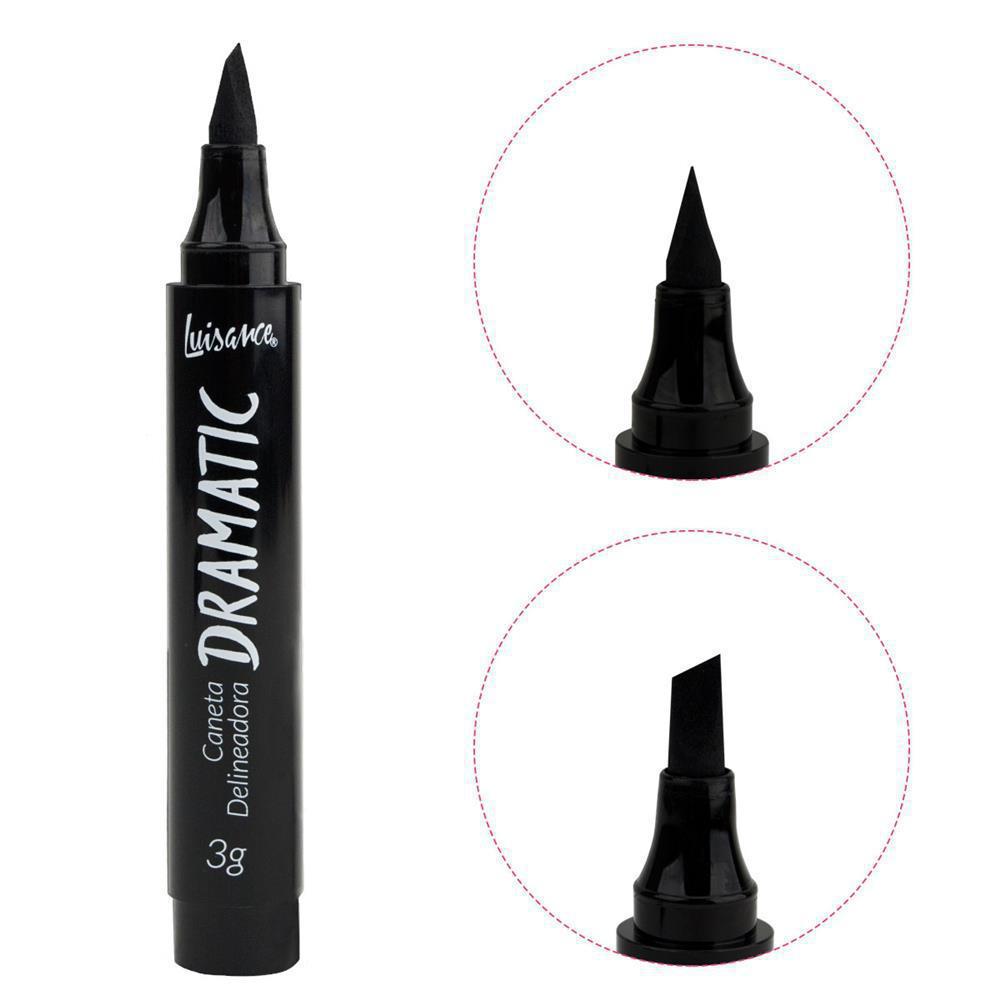 Miniatura Caneta Delineadora Dramatic Luisance Ref L9010 Preto - Mate - Dramatic - Retrátil - 1