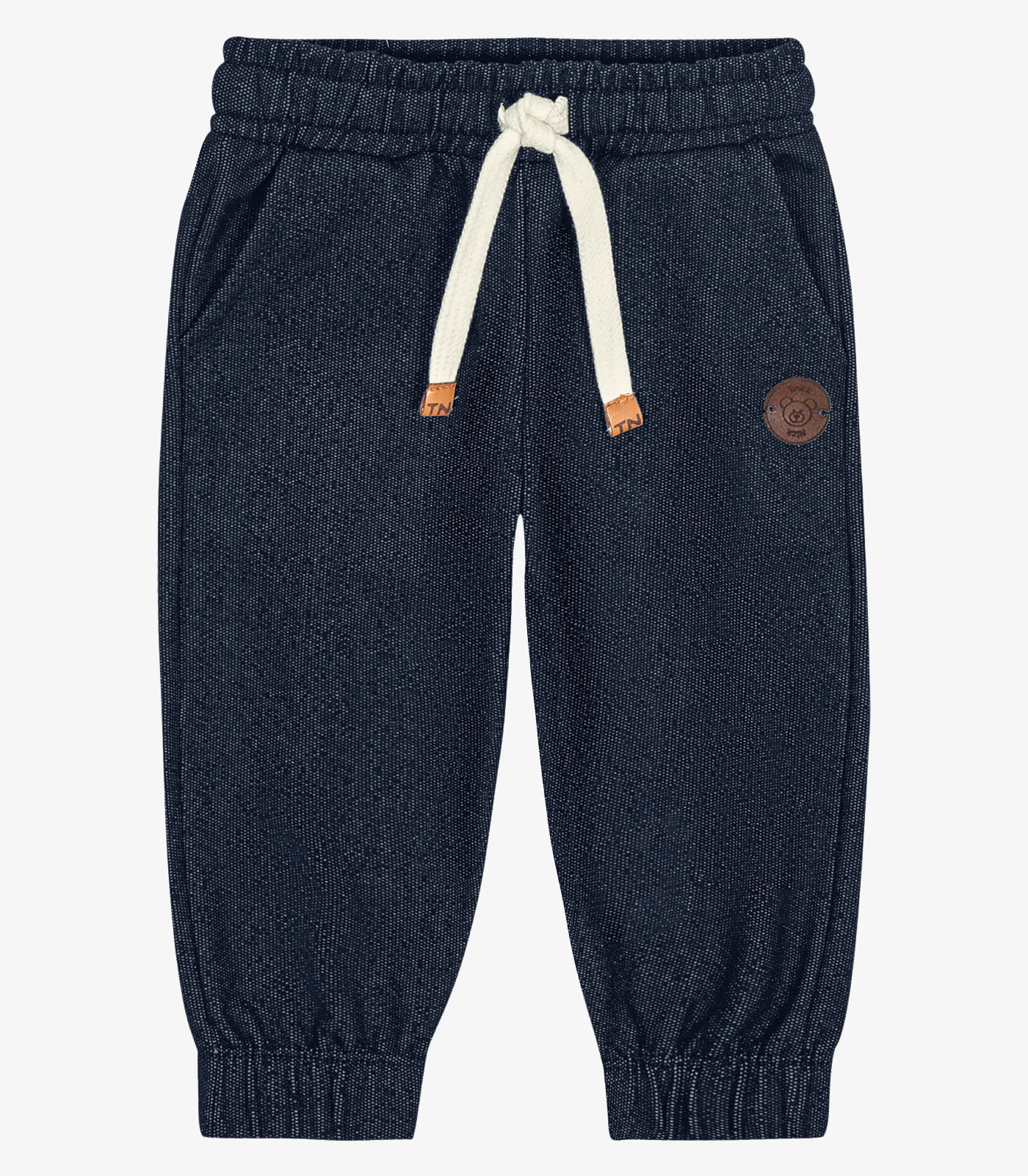 Miniatura Calça Infantil Masculina Em Molecotton Trick Nick Azul 1