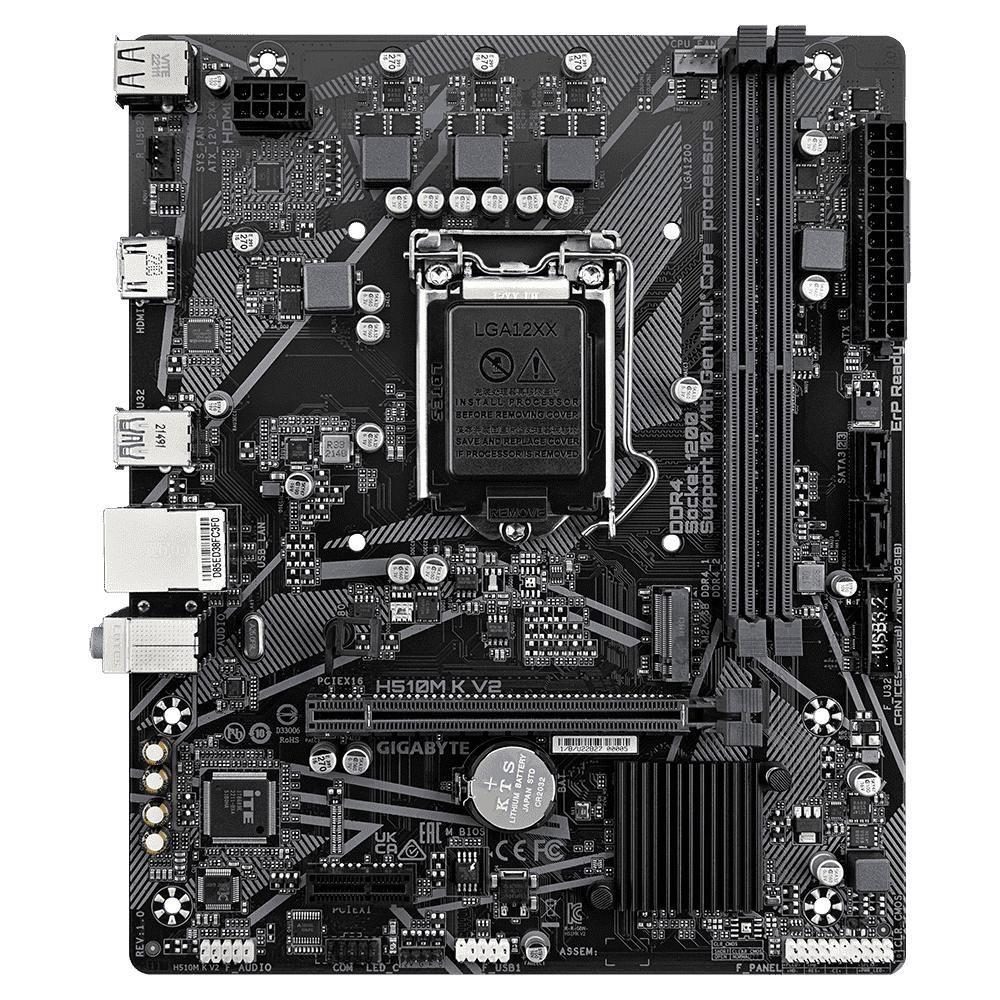 Miniatura Placa Mae Gigabyte Intel Lga (1200) Matx Ddr4 - H510m K V2 1.0