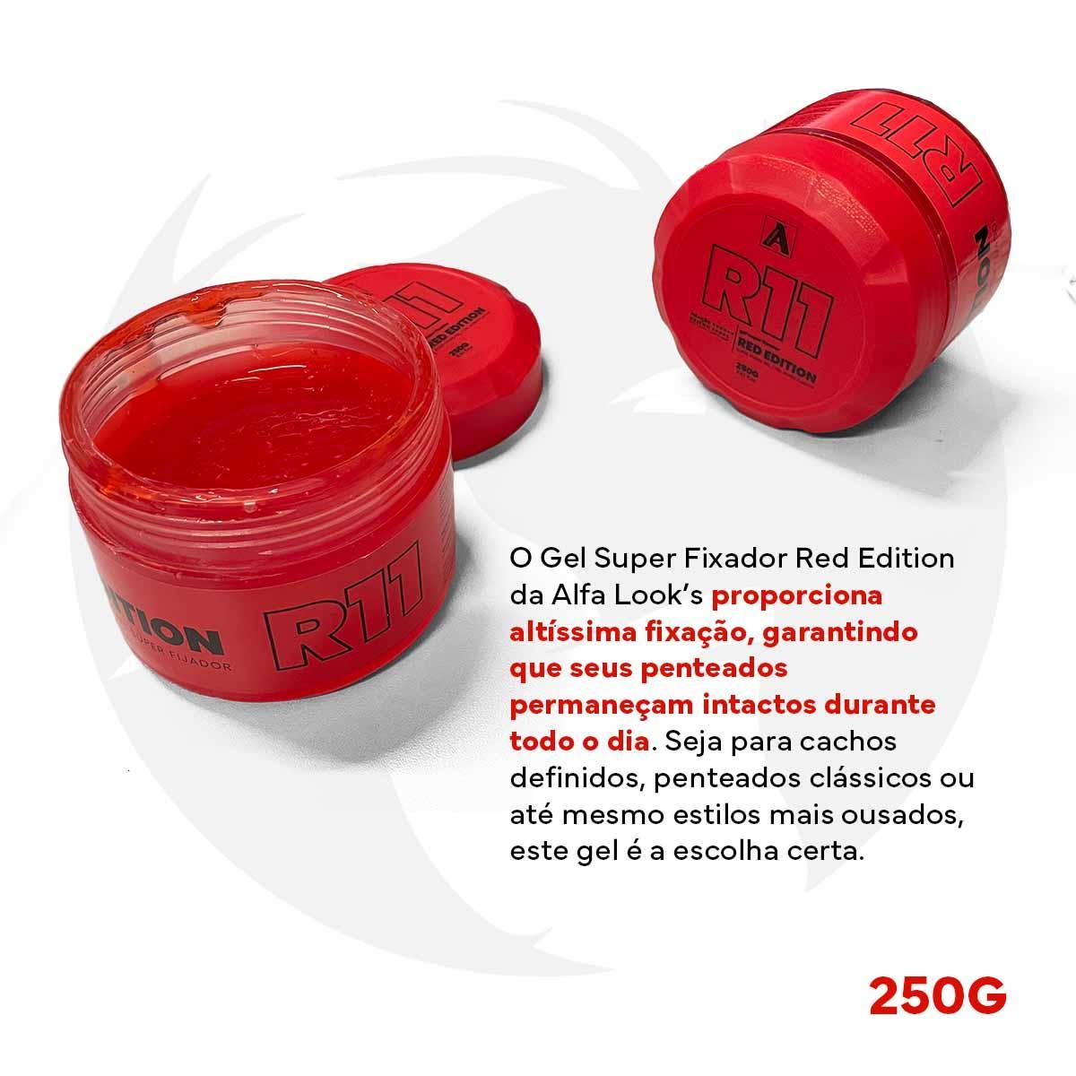 Gel Para Cabelo Fixador Red Edition R11 250G Alfa Looks