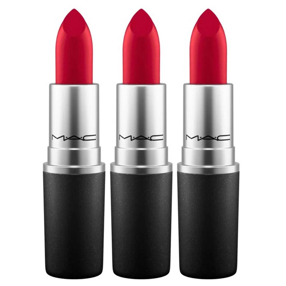 Miniatura MAC Kit de Maquiagem - 3 Batons Retro Matte Ruby Woo Kit