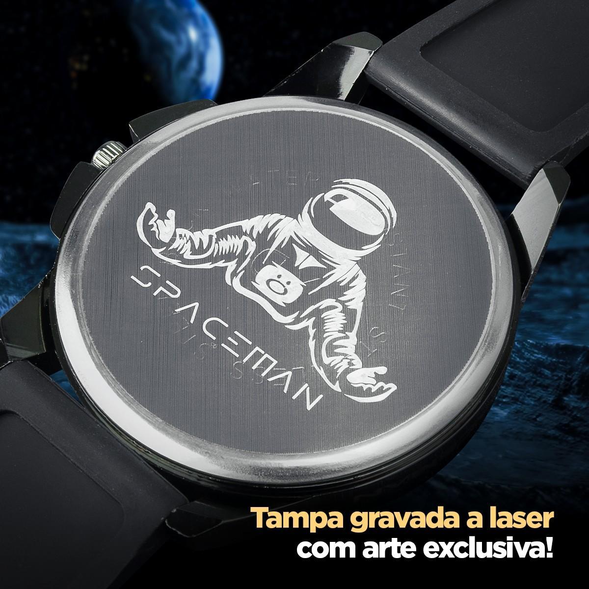 Kit Relógio Masculino Premium + Óculos Spaceman Orizom