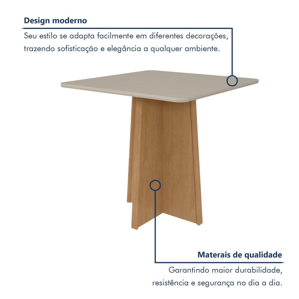 Quadr Mesa de Jantar 4 Lugares Quadr… | Shopping do Inter