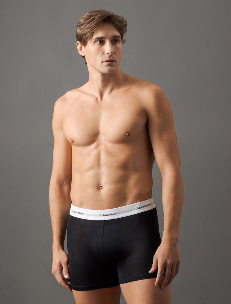 Cueca Boxer Modal Modern Calvin Klein Underwear - Preto