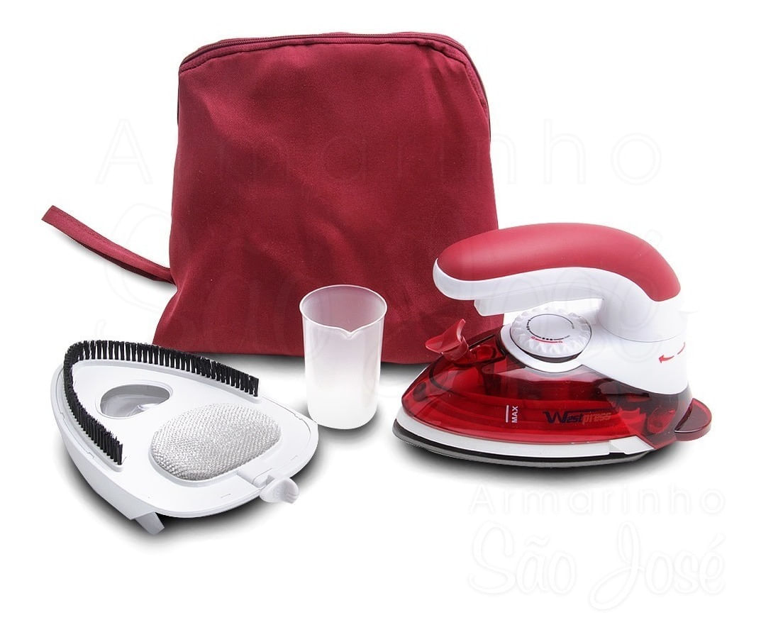 Miniatura Mini Ferro De Passar A Vapor Viagem Steamer Patchwork Bivolt