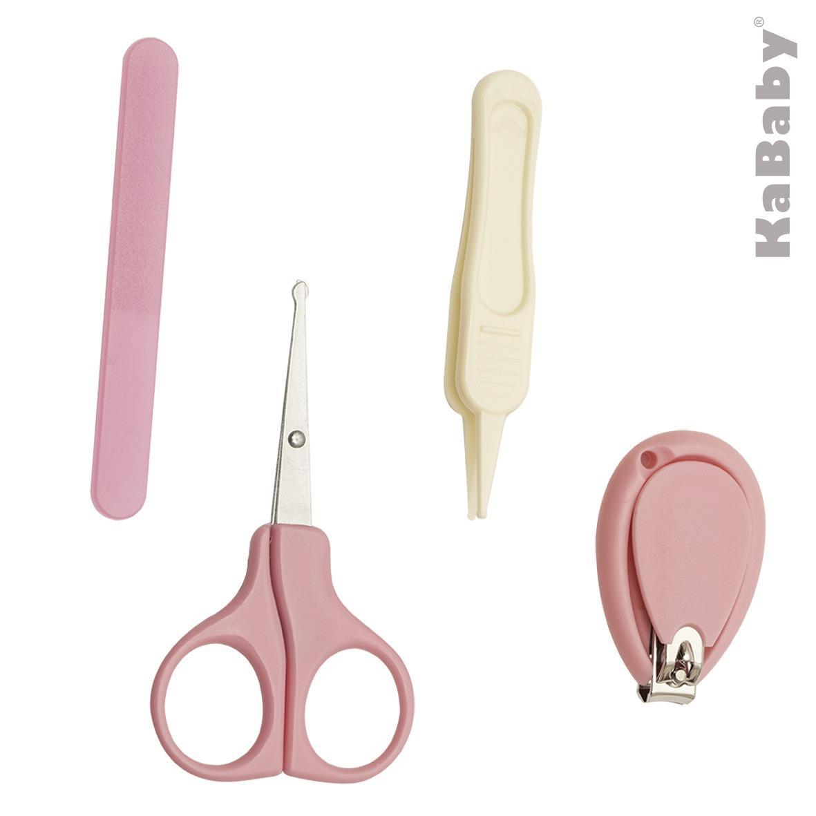 Miniatura Kit Manicure Egg Kababy Rosa