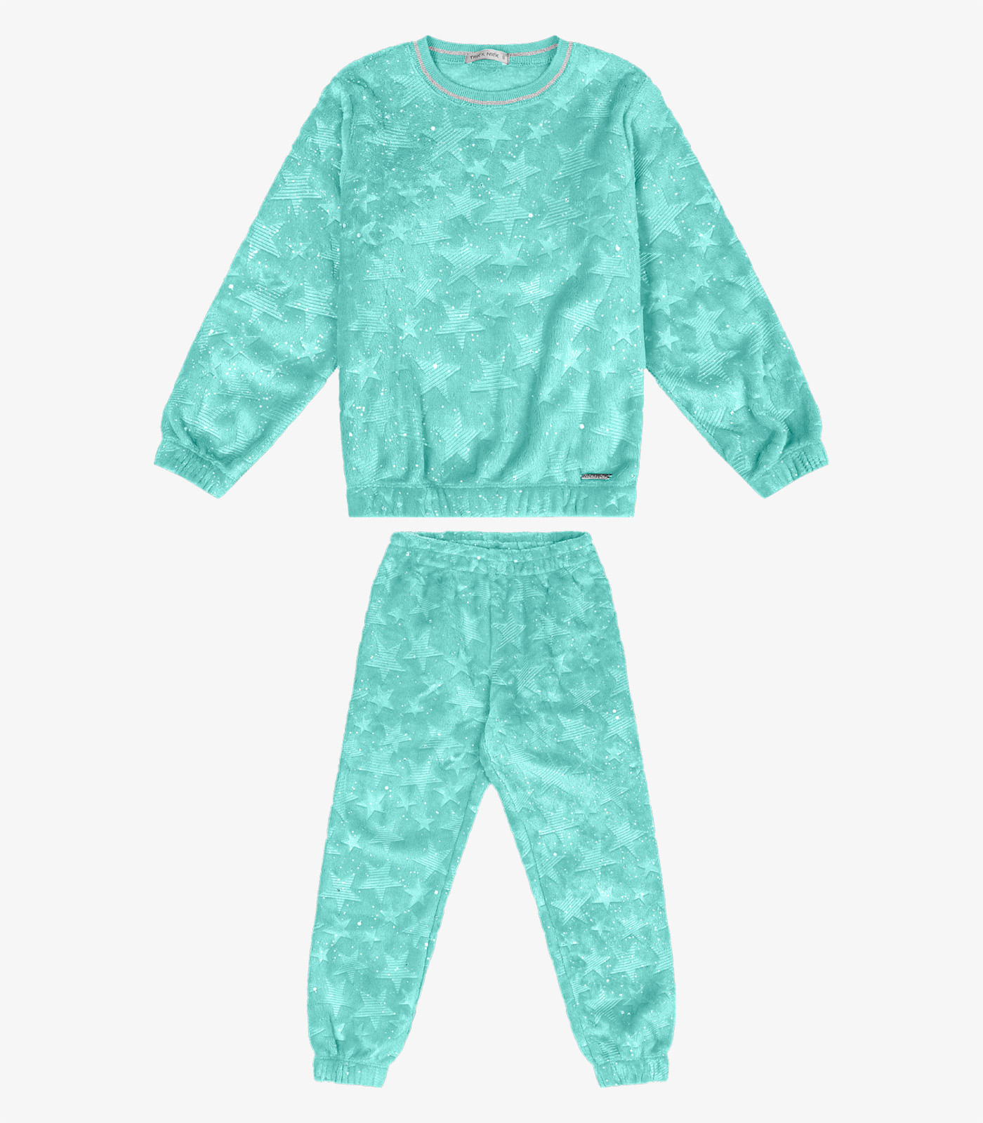 Miniatura Conjunto Blusão Com Calça Pelo Star Trick Nick Azul 1