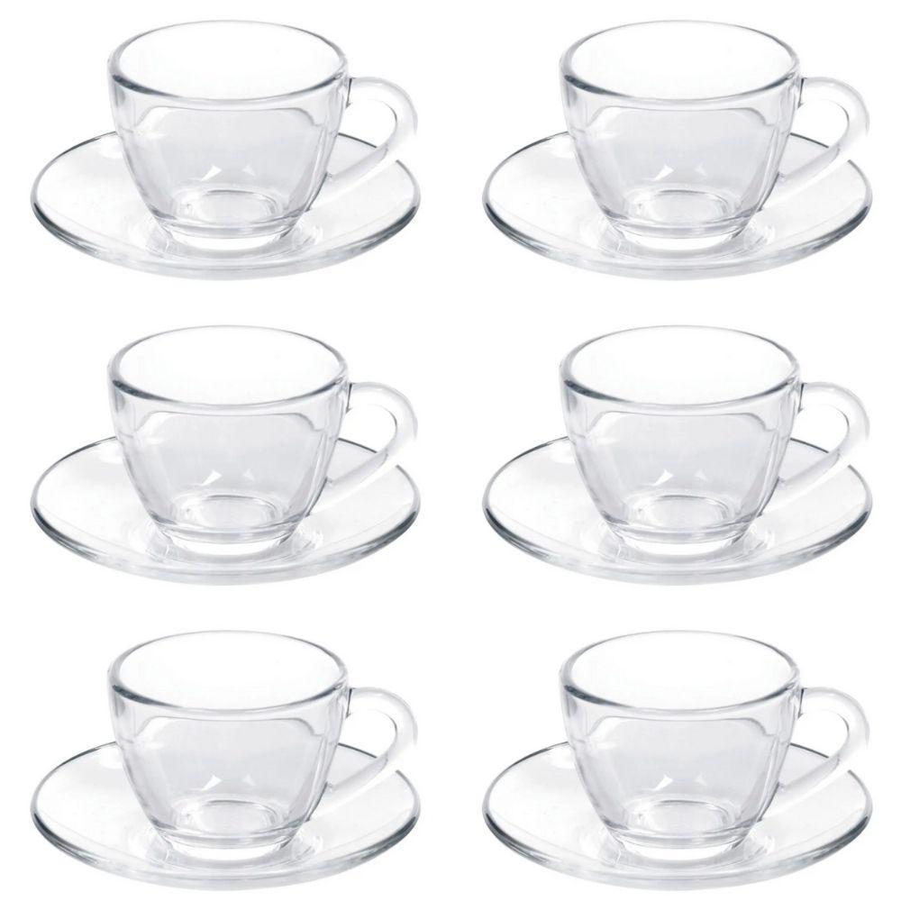 Miniatura Kit Cafeteira 220V Jogo 6 Xícaras 90Ml E Bandeja Mdf Azul
