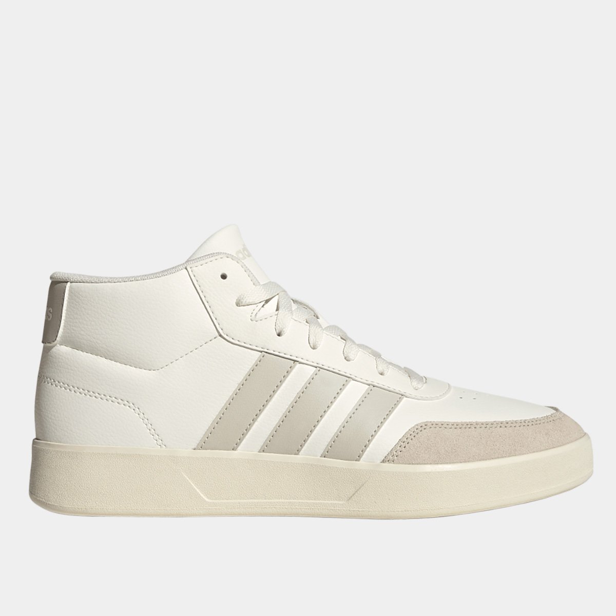 Miniatura Tênis Adidas Breaknet Mid Masculino Off White - 37