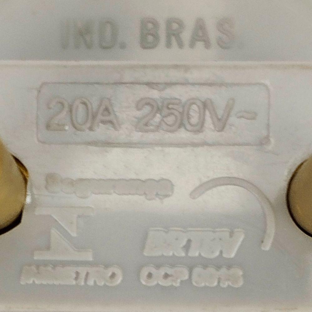 Miniatura Plug Pino Macho 20a 2 Pinos