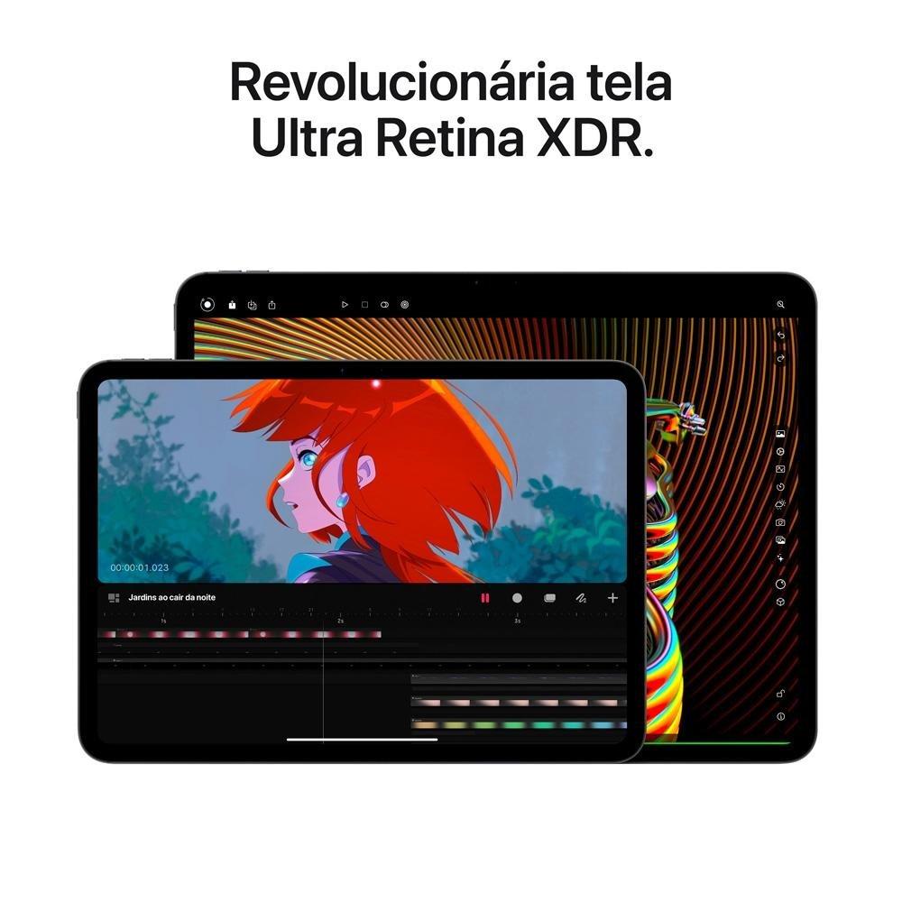 iPad Pro Apple, Tela 13", 512GB, Chip M4, Wi-Fi, Câmera Traseira 12MP, iPadOS 17, Prateado - MVX53BZ/A