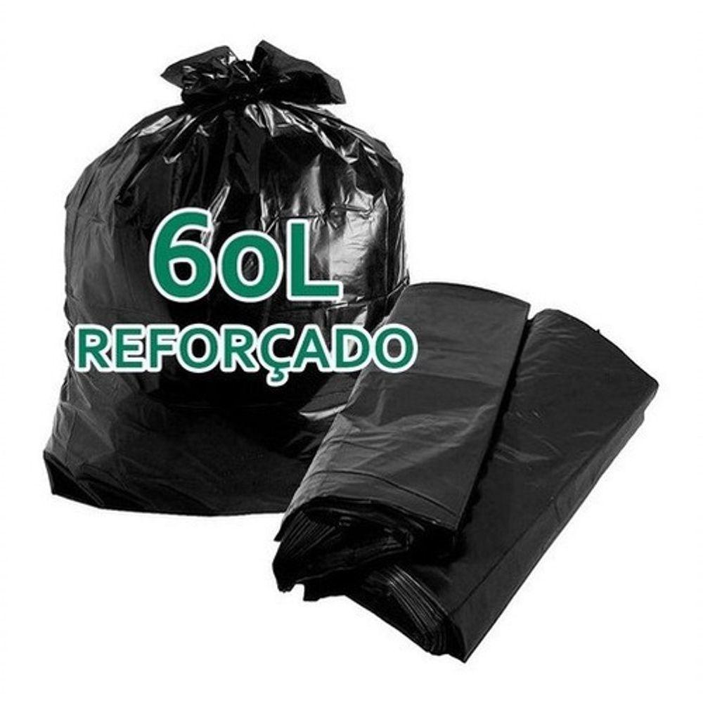 Miniatura Saco De Lixo 60 Litros Reforçado Boca Larga Preto - 5kg