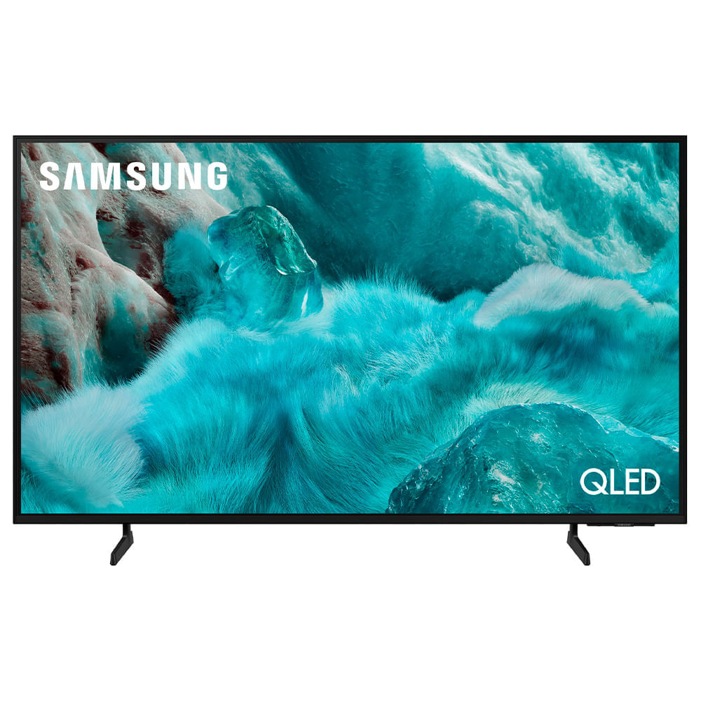 Miniatura Smart TV Samsung 85" Polegadas QLED 4K Q7F 2025, Processador com AI e Alexa Integrada Bivolt