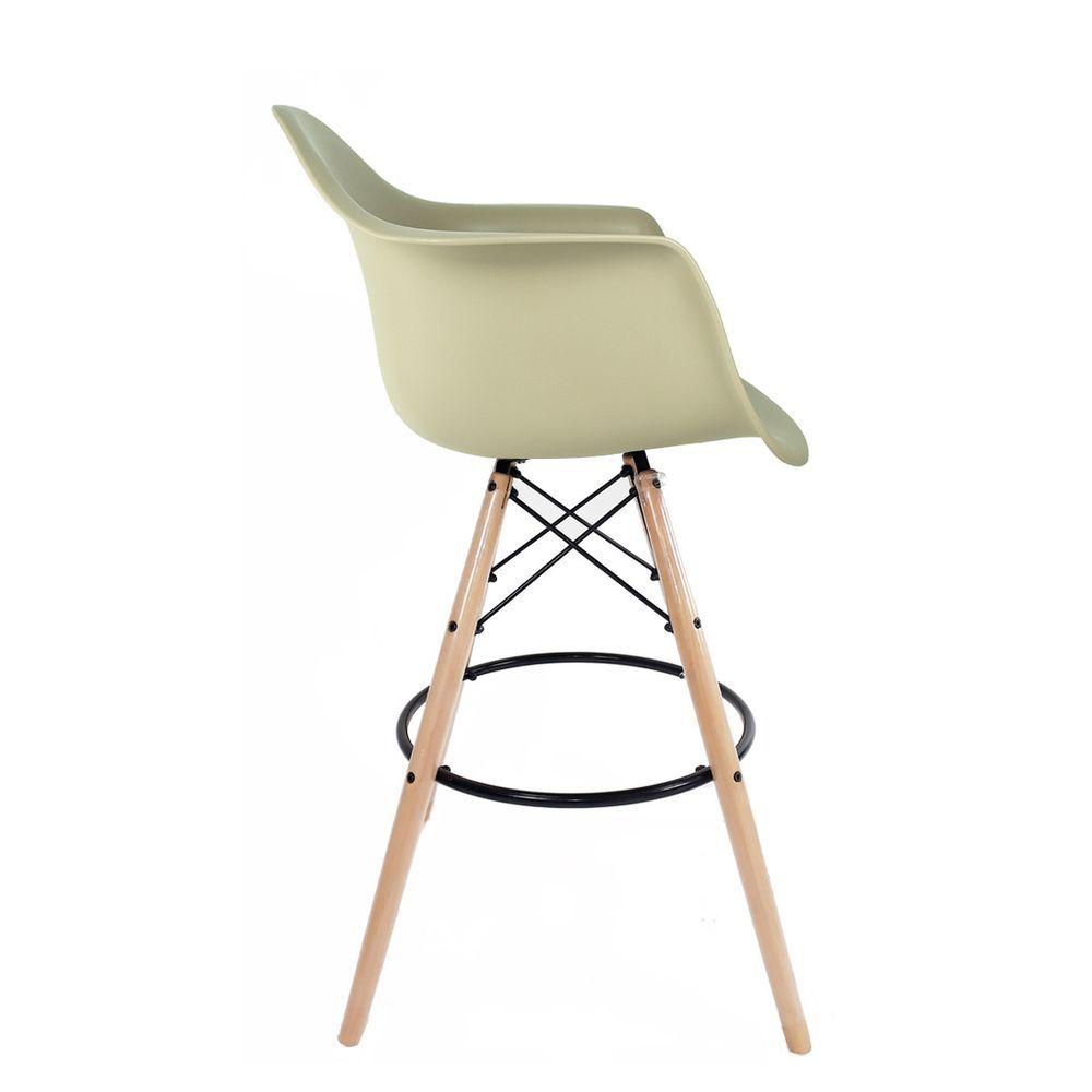 Miniatura Banqueta Eames Com Braço Fendi