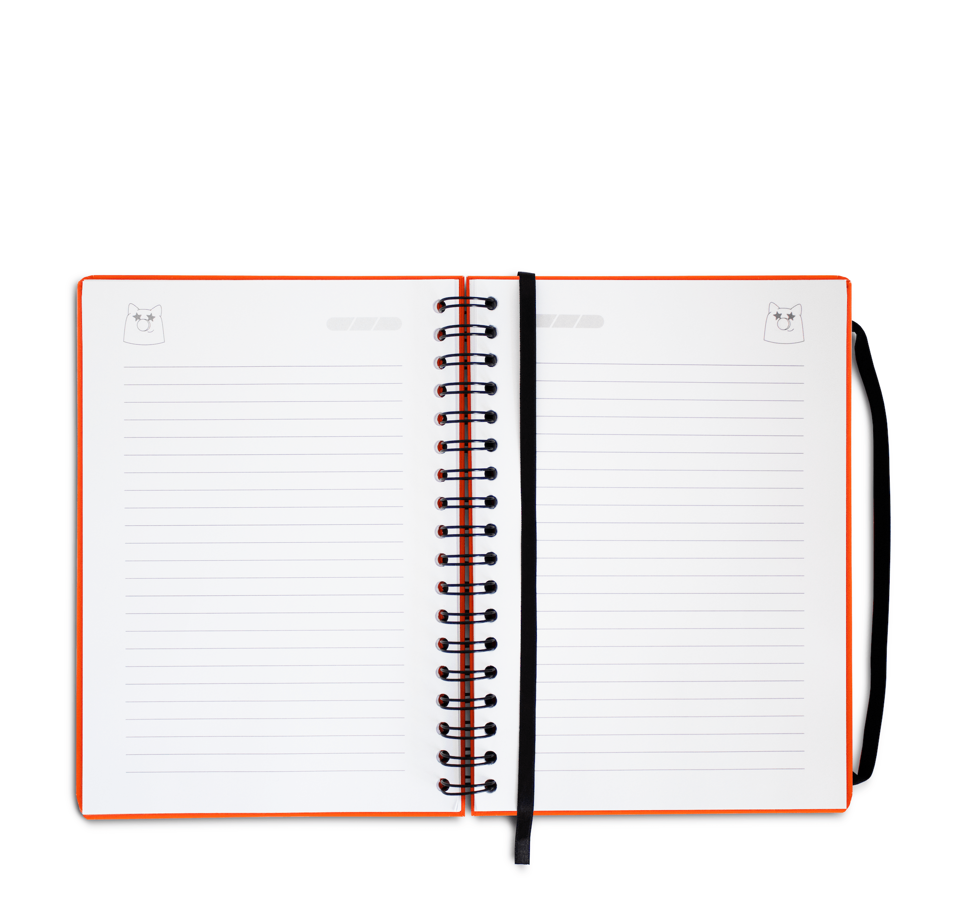 Miniatura Caderno Interpig Laranja