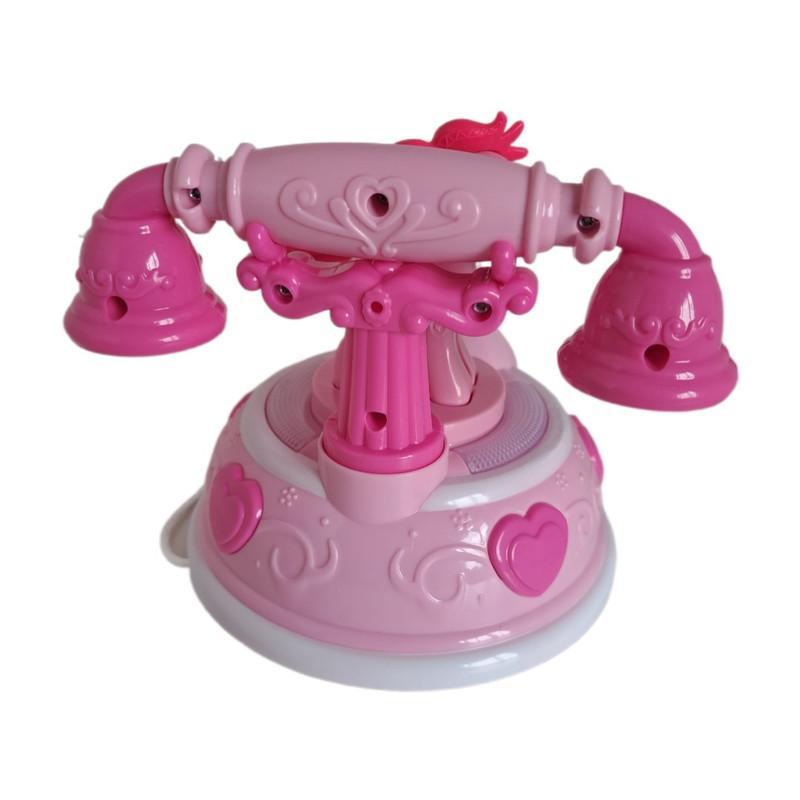 Miniatura Telefone Brinquedo Musical A Pilha Unicornio Luz Cativante