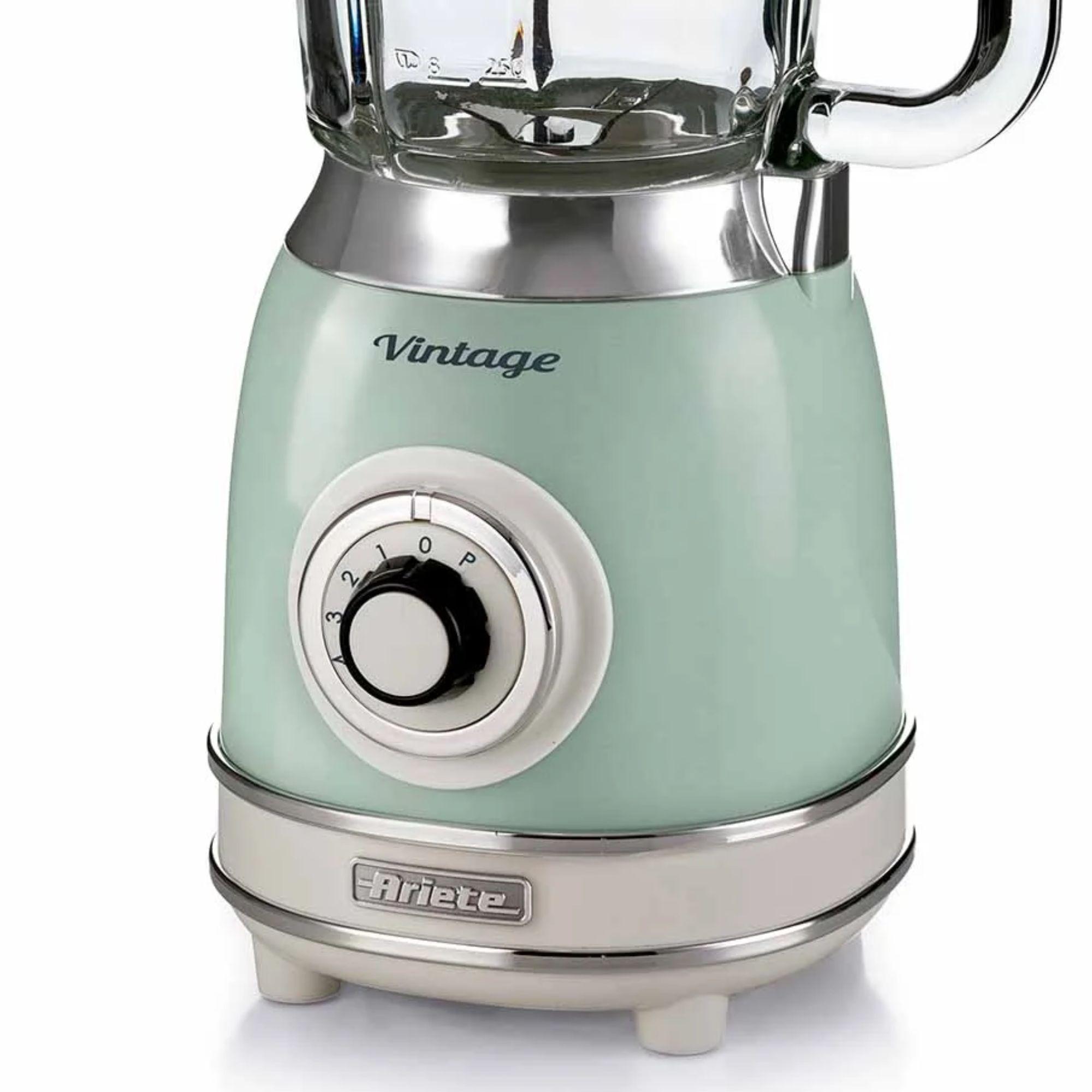 Miniatura Liquidificador Copo De Vidro Vintage Retro Verde Água 220V