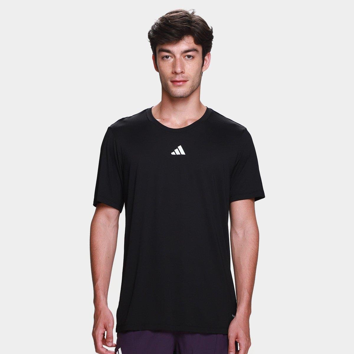 Miniatura Camiseta Adidas Treino Básica Masculina Preto - G