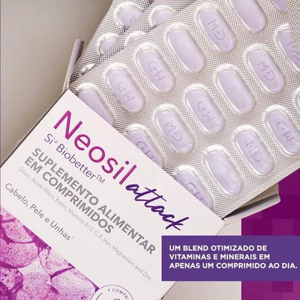Miniatura Neosil Attack 100Mg Polivitamínico 90 Comprimidos