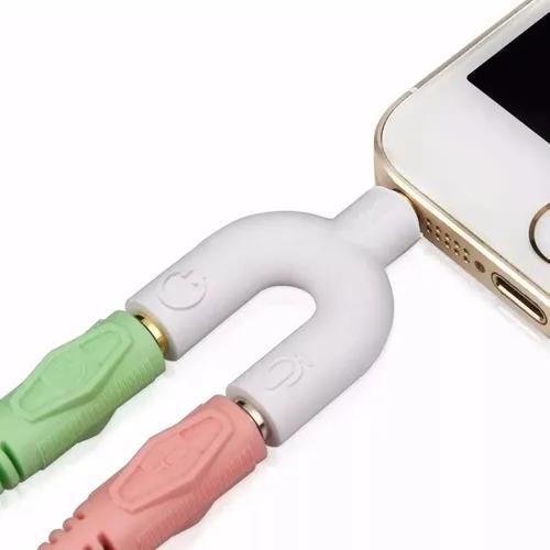 Adaptador P2/P3 Para Fone E Microfone Em Smartphones