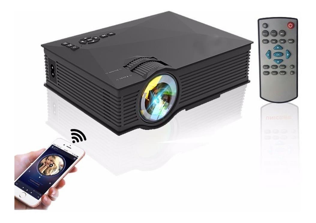 Miniatura Projetor Digital Unic 68: Bivolt, 1800 Lumens, Wifi