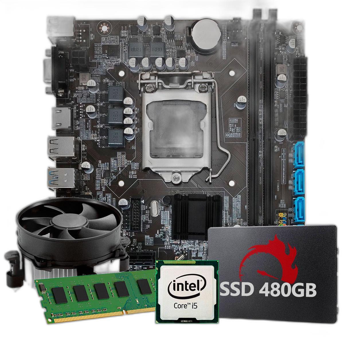 Miniatura Kit Upgrade Intel Core I5 7 Geração, 16Gb Ram, Ssd 480Gb,