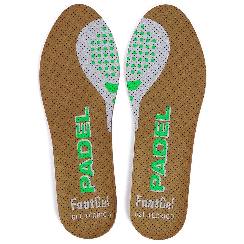 Miniatura Palmilha de Gel Footgel Padel 41 ao 45 Marrom
