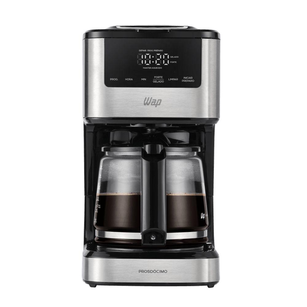 Miniatura Cafeteira Smart Coffee Wap Faz 38 Xicaras Painel Digital 600w 220V