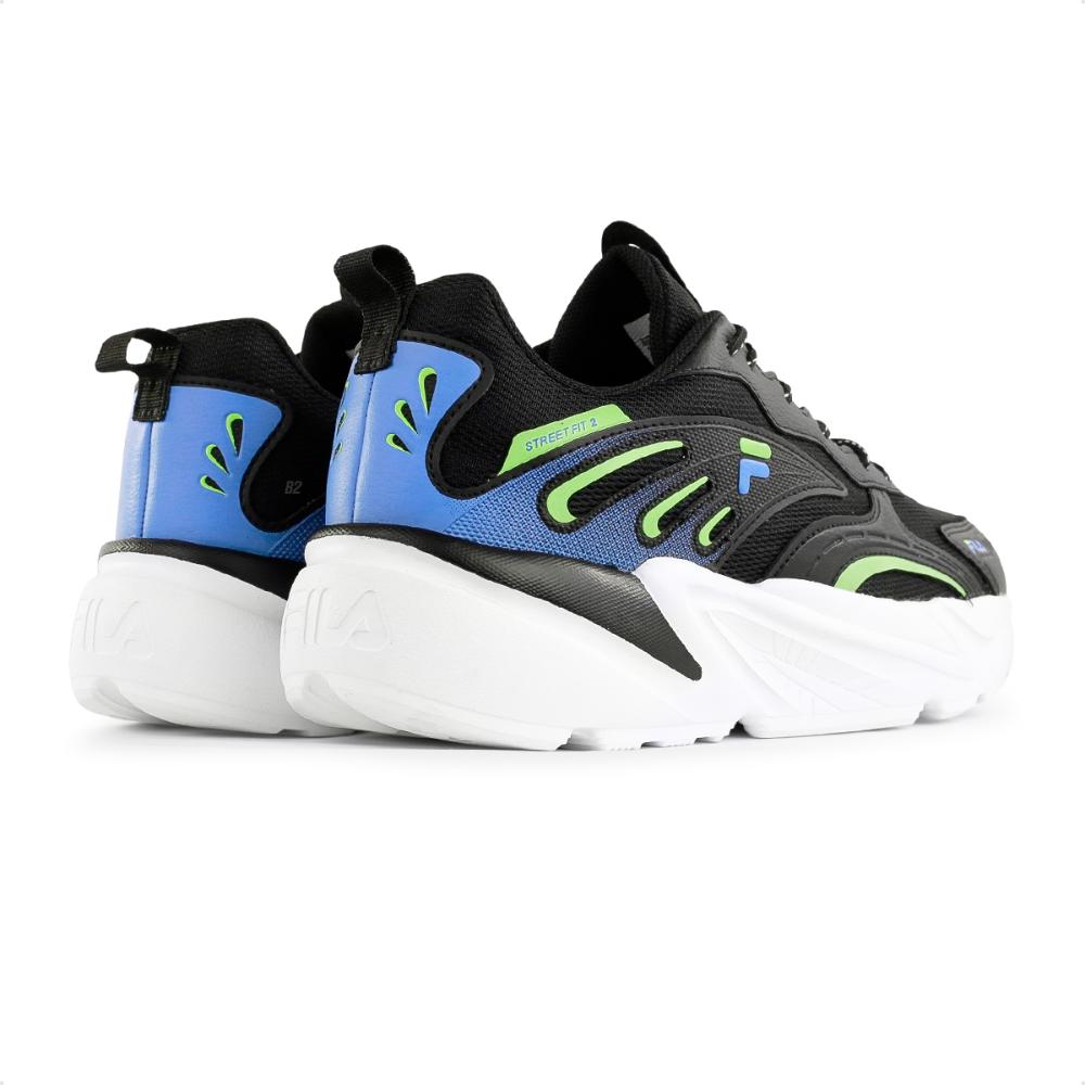 Tênis Fila Street Fit 2 Masculino Preto / Azul - 39