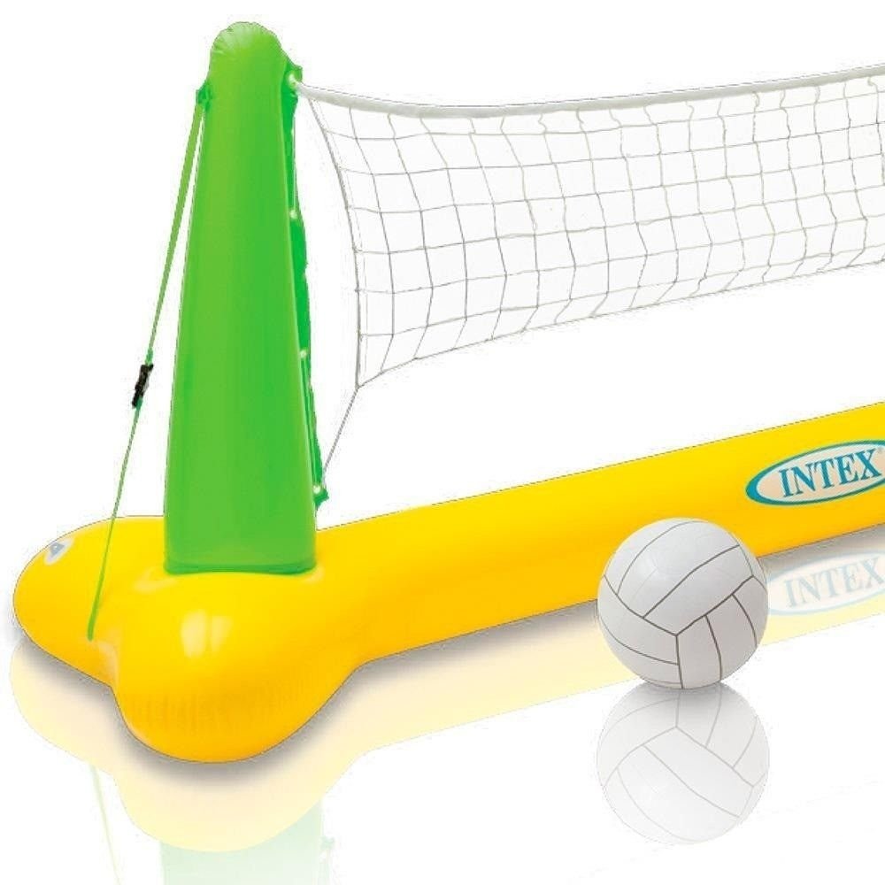 Miniatura Kit Volei Inflável para Piscina com Bola e Rede Intex