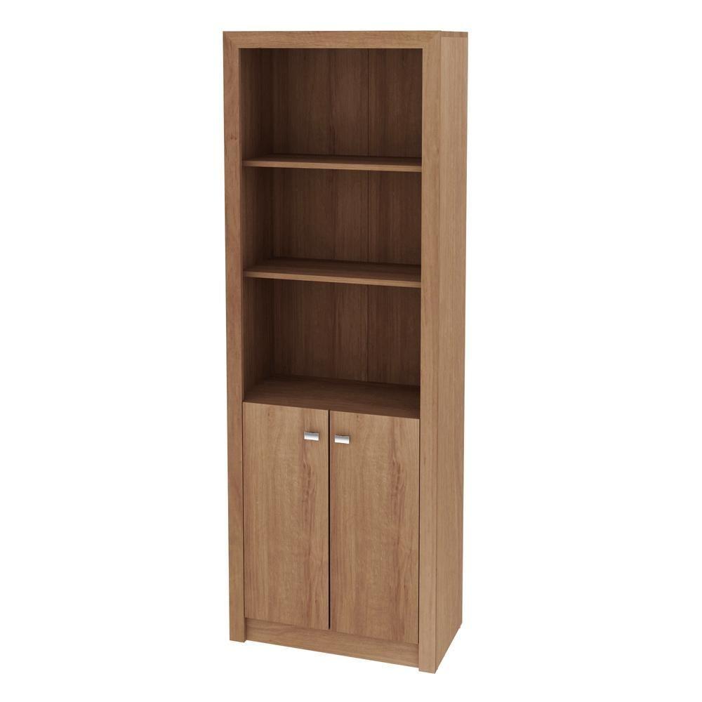 Miniatura Armário Escritório Com 2 Portas Multimóveis Cr25020 Amendoa