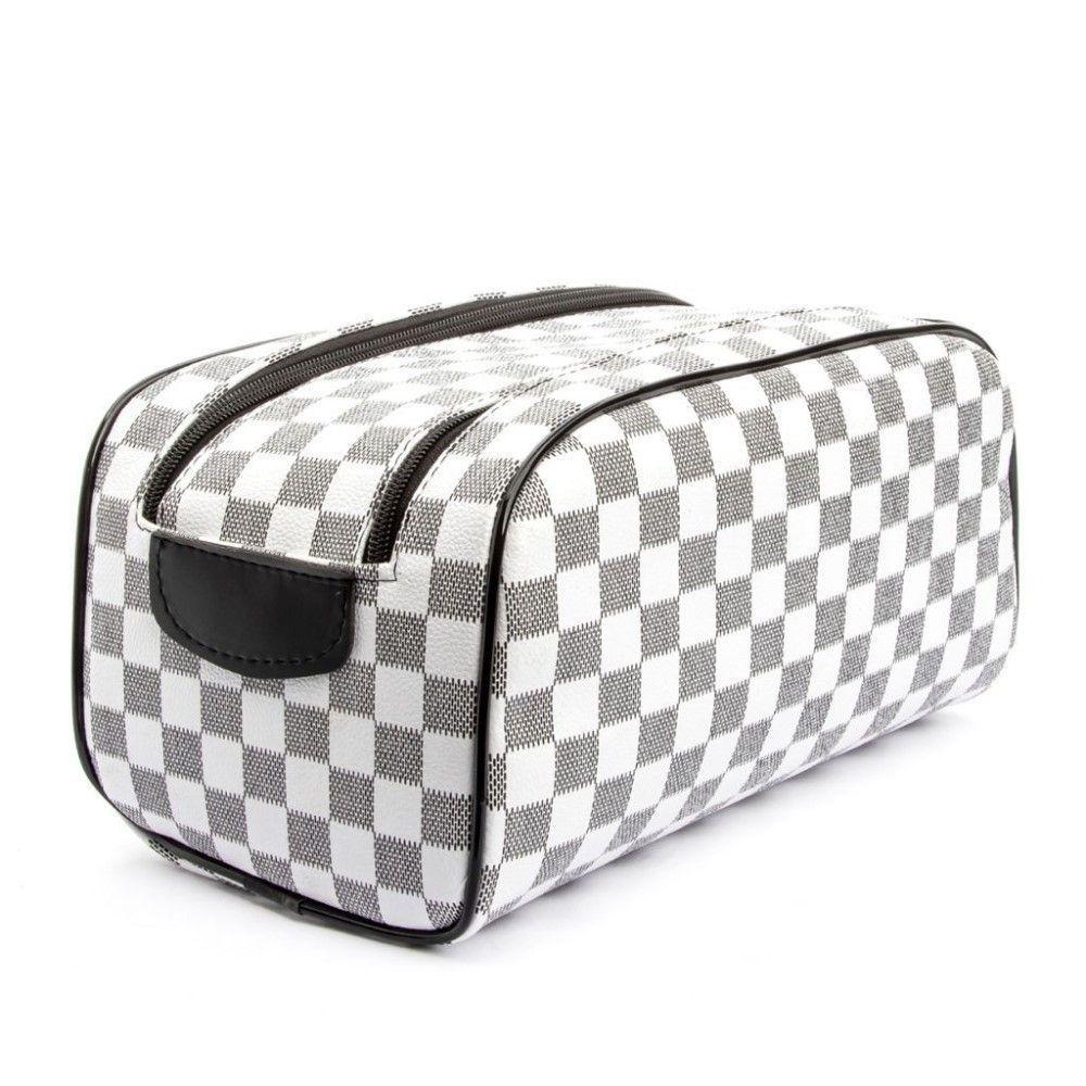 Miniatura Bolsa Necessaire Feminino Estampada Organizadora Com Zíper