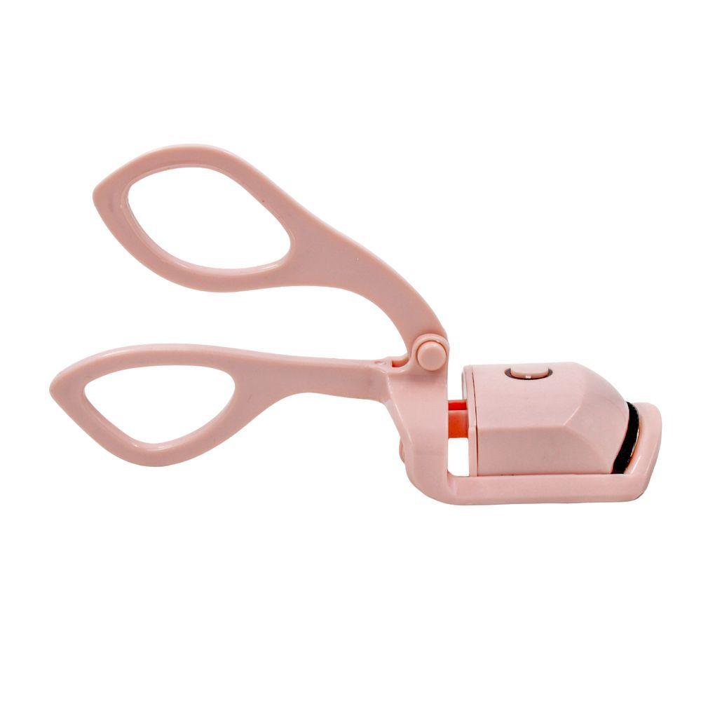 Miniatura Curvador Modelador De Cilios Curvex Eletrico Aquecido Termico Usb Rosa