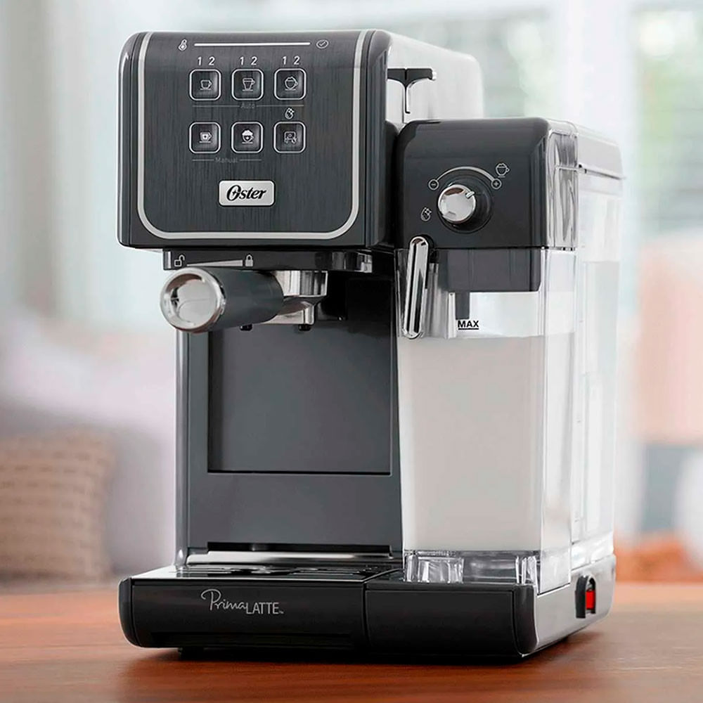 Cafeteira Espresso Oster PrimaLatte Touch Cinza - 220V