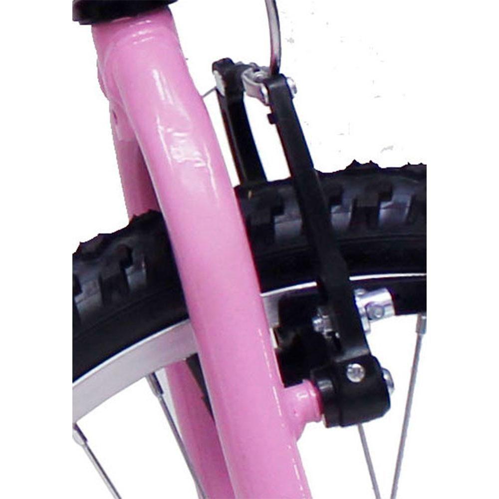 Miniatura Bicicleta Aro 20 Bike Infantil Meninas Feminina Com Cesta Saidx Rosa