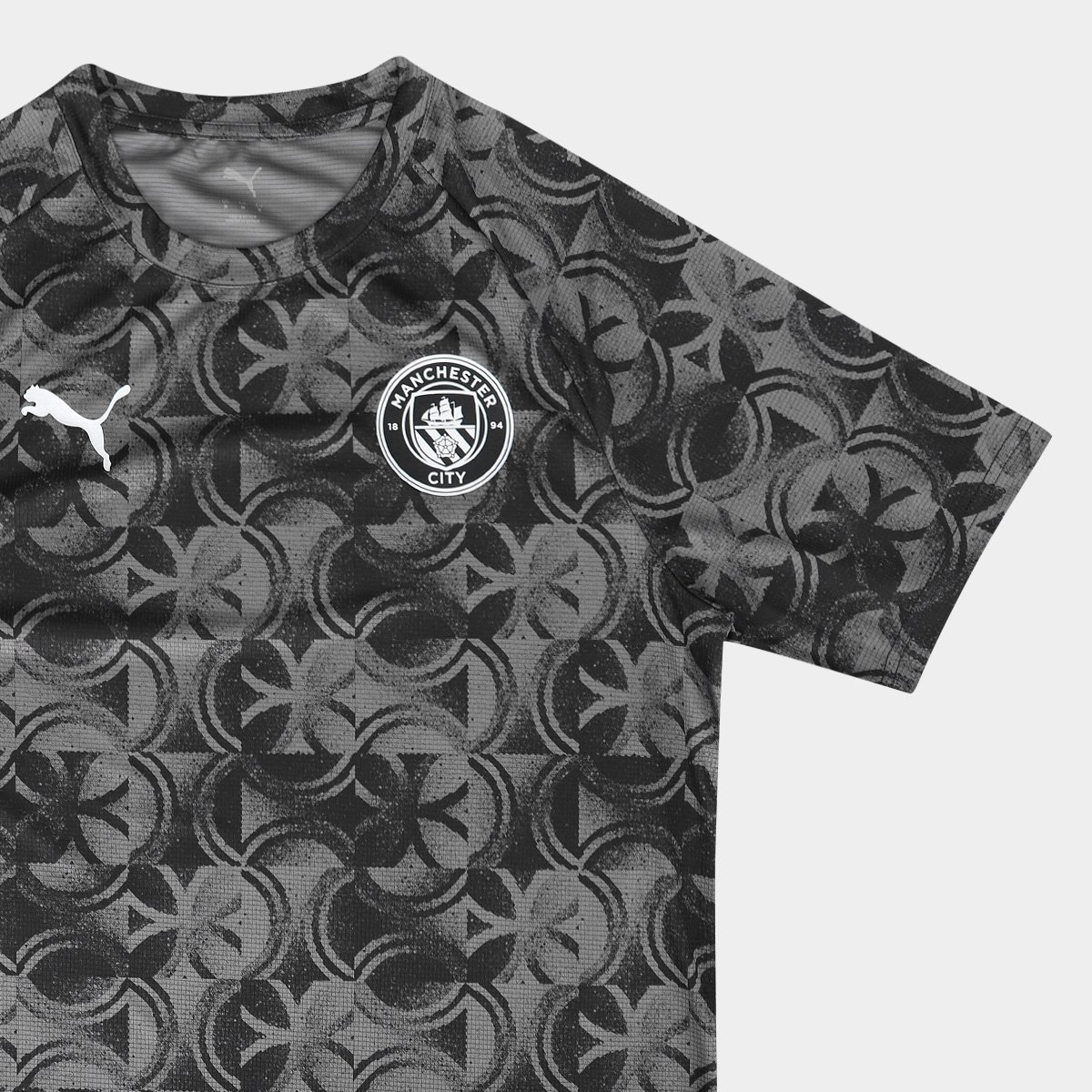 Camisa Manchester City Prematch 25/26 Puma Masculina Preto - EGG