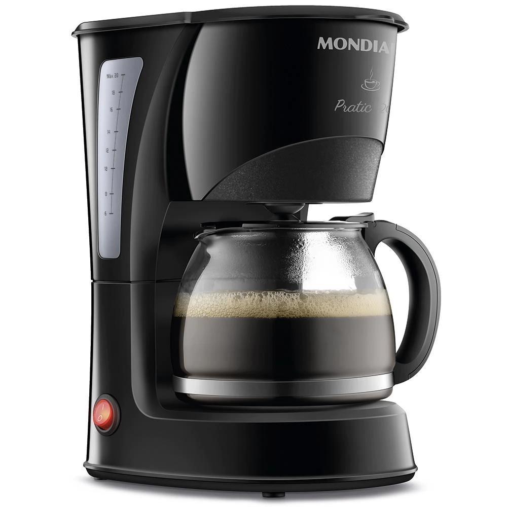 Miniatura Cafeteira Elétrica Mondial Pratic Cn-01 20 Xícaras Preta 127