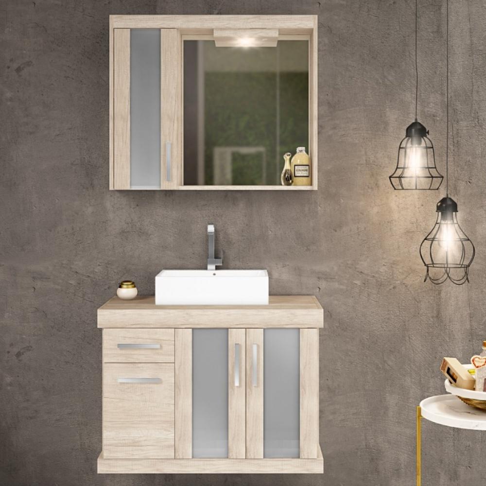 Miniatura Gabinete Atacama 2 Porta 2 Gavetas Darabas Agardi Mezzo Blanco