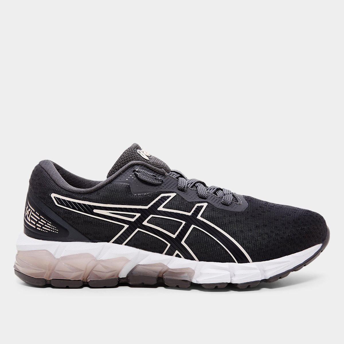 Miniatura Tênis Asics Gel Quantum 180 Fly Feminino Cinza+Bege - 35