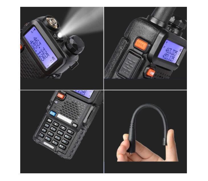 Miniatura Radio Comunicador Ht Walk Talk Baofeng Dual Band Uv-5R