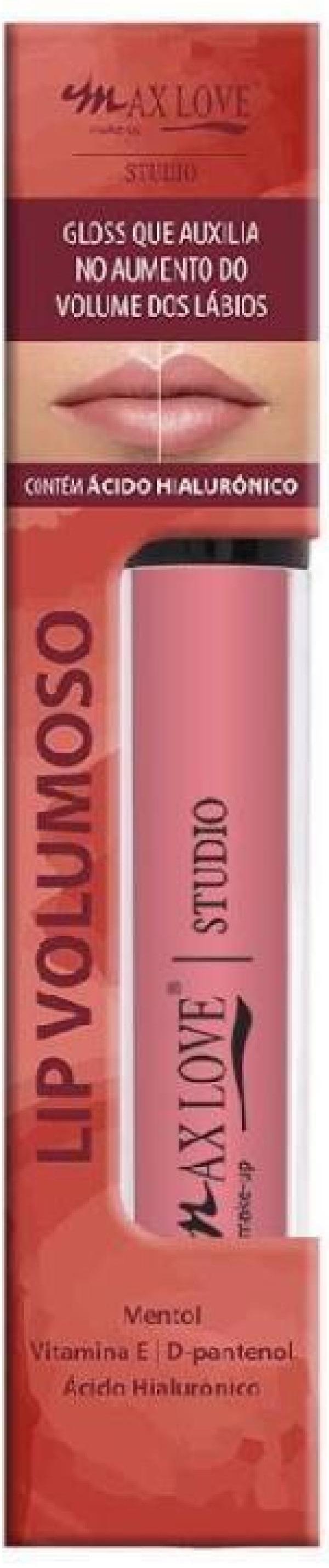 Miniatura Gloss Lip Volumoso 3 Em1 Cor 17 Max Love 4Ml