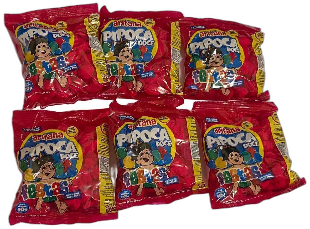 Fardo De Mini Pipoca Com 50 Unidades De 10Gr Aritana